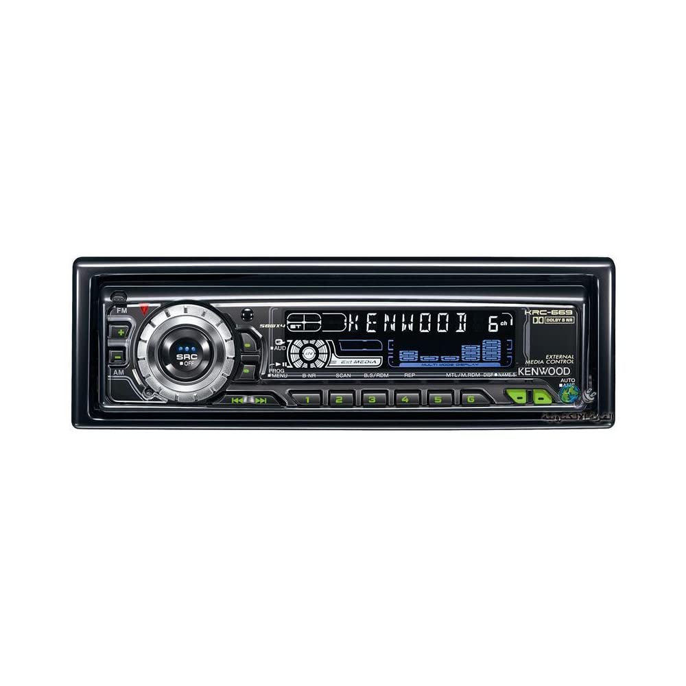 Kenwood krc- 669 usb multi color display radio cassette 50wx4